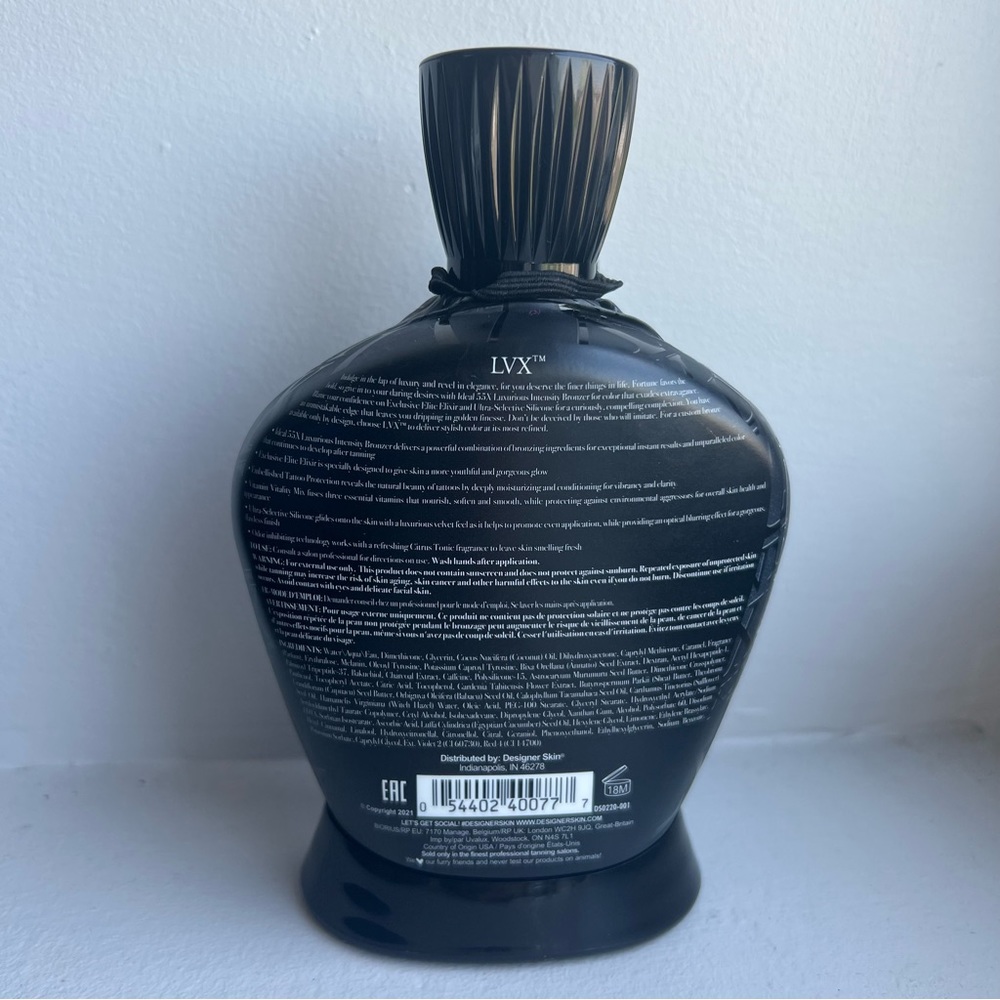 Designer Skin LVX Ideal 55x Luxurious Bronzer Tanning Lotion - Picture 2 of 2